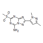 2-(1,3-Dimethyl-1H-pyrazol-5-yl)-5-(methylsulfonyl)-[1,2,4]triazolo[1,5-a][1,3,5]triazin-7-amine