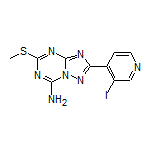 2-(3-Iodopyridin-4-yl)-5-(methylthio)-[1,2,4]triazolo[1,5-a][1,3,5]triazin-7-amine