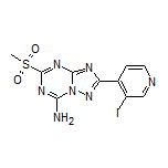 2-(3-Iodopyridin-4-yl)-5-(methylsulfonyl)-[1,2,4]triazolo[1,5-a][1,3,5]triazin-7-amine