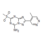 2-(5-Methylpyridazin-4-yl)-5-(methylsulfonyl)-[1,2,4]triazolo[1,5-a][1,3,5]triazin-7-amine