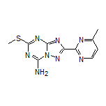 2-(4-Methylpyrimidin-2-yl)-5-(methylthio)-[1,2,4]triazolo[1,5-a][1,3,5]triazin-7-amine