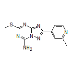 2-(2-Methylpyridin-4-yl)-5-(methylthio)-[1,2,4]triazolo[1,5-a][1,3,5]triazin-7-amine