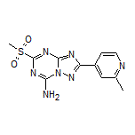 2-(2-Methylpyridin-4-yl)-5-(methylsulfonyl)-[1,2,4]triazolo[1,5-a][1,3,5]triazin-7-amine