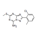 2-(2-Chloro-6-methylphenyl)-5-(methylthio)-[1,2,4]triazolo[1,5-a][1,3,5]triazin-7-amine