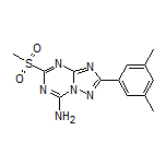 2-(3,5-Dimethylphenyl)-5-(methylsulfonyl)-[1,2,4]triazolo[1,5-a][1,3,5]triazin-7-amine