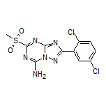 2-(2,5-Dichlorophenyl)-5-(methylsulfonyl)-[1,2,4]triazolo[1,5-a][1,3,5]triazin-7-amine