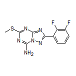 2-(2,3-Difluorophenyl)-5-(methylthio)-[1,2,4]triazolo[1,5-a][1,3,5]triazin-7-amine