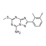 2-(3-Iodo-2-methylphenyl)-5-(methylthio)-[1,2,4]triazolo[1,5-a][1,3,5]triazin-7-amine