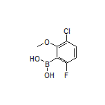 3-Chloro-6-fluoro-2-methoxyphenylboronic Acid