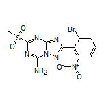 2-(2-Bromo-6-nitrophenyl)-5-(methylsulfonyl)-[1,2,4]triazolo[1,5-a][1,3,5]triazin-7-amine