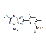 2-(2,4-Dimethyl-5-nitrophenyl)-5-(methylthio)-[1,2,4]triazolo[1,5-a][1,3,5]triazin-7-amine