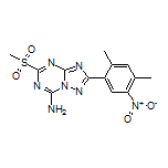 2-(2,4-Dimethyl-5-nitrophenyl)-5-(methylsulfonyl)-[1,2,4]triazolo[1,5-a][1,3,5]triazin-7-amine