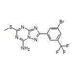 2-[3-Bromo-5-(trifluoromethyl)phenyl]-5-(methylthio)-[1,2,4]triazolo[1,5-a][1,3,5]triazin-7-amine