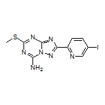 2-(5-Iodopyridin-2-yl)-5-(methylthio)-[1,2,4]triazolo[1,5-a][1,3,5]triazin-7-amine