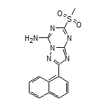 5-(Methylsulfonyl)-2-(naphthalen-1-yl)-[1,2,4]triazolo[1,5-a][1,3,5]triazin-7-amine