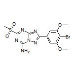 2-(4-Bromo-3,5-dimethoxyphenyl)-5-(methylsulfonyl)-[1,2,4]triazolo[1,5-a][1,3,5]triazin-7-amine