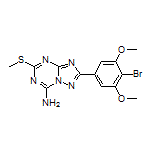 2-(4-Bromo-3,5-dimethoxyphenyl)-5-(methylthio)-[1,2,4]triazolo[1,5-a][1,3,5]triazin-7-amine