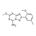 2-(5-Iodo-2-methoxyphenyl)-5-(methylthio)-[1,2,4]triazolo[1,5-a][1,3,5]triazin-7-amine