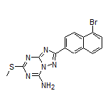 2-(5-Bromonaphthalen-2-yl)-5-(methylthio)-[1,2,4]triazolo[1,5-a][1,3,5]triazin-7-amine