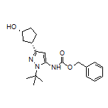 (1R,3S)-3-[1-(tert-Butyl)-5-(Cbz-amino)-3-pyrazolyl]cyclopentanol