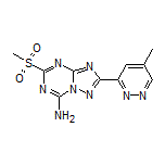 2-(5-Methylpyridazin-3-yl)-5-(methylsulfonyl)-[1,2,4]triazolo[1,5-a][1,3,5]triazin-7-amine