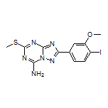 2-(4-Iodo-3-methoxyphenyl)-5-(methylthio)-[1,2,4]triazolo[1,5-a][1,3,5]triazin-7-amine