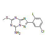 2-(5-Chloro-2-iodophenyl)-5-(methylthio)-[1,2,4]triazolo[1,5-a][1,3,5]triazin-7-amine