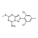 2-(2,6-Dichloro-4-iodophenyl)-5-(methylthio)-[1,2,4]triazolo[1,5-a][1,3,5]triazin-7-amine