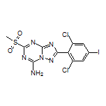 2-(2,6-Dichloro-4-iodophenyl)-5-(methylsulfonyl)-[1,2,4]triazolo[1,5-a][1,3,5]triazin-7-amine