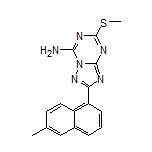 2-(6-Methylnaphthalen-1-yl)-5-(methylthio)-[1,2,4]triazolo[1,5-a][1,3,5]triazin-7-amine