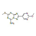 2-(2-Methoxypyrimidin-5-yl)-5-(methylthio)-[1,2,4]triazolo[1,5-a][1,3,5]triazin-7-amine