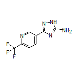 5-Amino-3-[6-(trifluoromethyl)-3-pyridyl]-1H-1,2,4-triazole