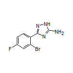 5-Amino-3-(2-bromo-4-fluorophenyl)-1H-1,2,4-triazole