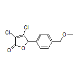 3,4-Dichloro-5-[4-(methoxymethyl)phenyl]furan-2(5H)-one