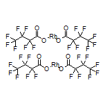 Bis[(2,2,3,3,4,4,4-heptafluorobutanoyl)oxy]rhodium Dimer