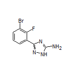 5-Amino-3-(3-bromo-2-fluorophenyl)-1H-1,2,4-triazole