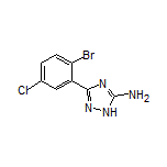 5-Amino-3-(2-bromo-5-chlorophenyl)-1H-1,2,4-triazole