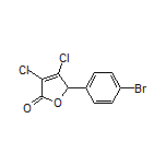 5-(4-Bromophenyl)-3,4-dichlorofuran-2(5H)-one