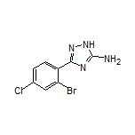 5-Amino-3-(2-bromo-4-chlorophenyl)-1H-1,2,4-triazole