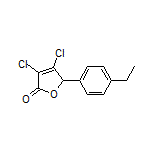 3,4-Dichloro-5-(4-ethylphenyl)furan-2(5H)-one