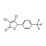 3,4-Dichloro-5-[4-(trifluoromethyl)phenyl]furan-2(5H)-one