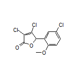 3,4-Dichloro-5-(5-chloro-2-methoxyphenyl)furan-2(5H)-one