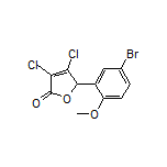 5-(5-Bromo-2-methoxyphenyl)-3,4-dichlorofuran-2(5H)-one