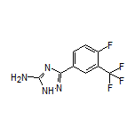 5-Amino-3-[4-fluoro-3-(trifluoromethyl)phenyl]-1H-1,2,4-triazole