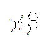 3,4-Dichloro-5-(2-methoxy-1-naphthyl)furan-2(5H)-one