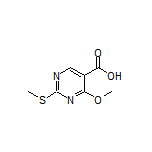 4-Methoxy-2-(methylthio)pyrimidine-5-carboxylic Acid