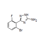 5-Amino-3-(2-bromo-6-fluorophenyl)-1H-1,2,4-triazole