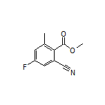 Methyl 2-Cyano-4-fluoro-6-methylbenzoate