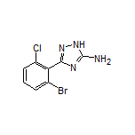 5-Amino-3-(2-bromo-6-chlorophenyl)-1H-1,2,4-triazole