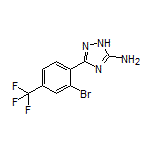 5-Amino-3-[2-bromo-4-(trifluoromethyl)phenyl]-1H-1,2,4-triazole